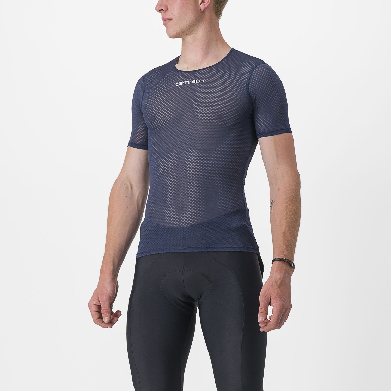 Castelli Pro mesh 2.0 korte mouw ondershirt blauw heren XL