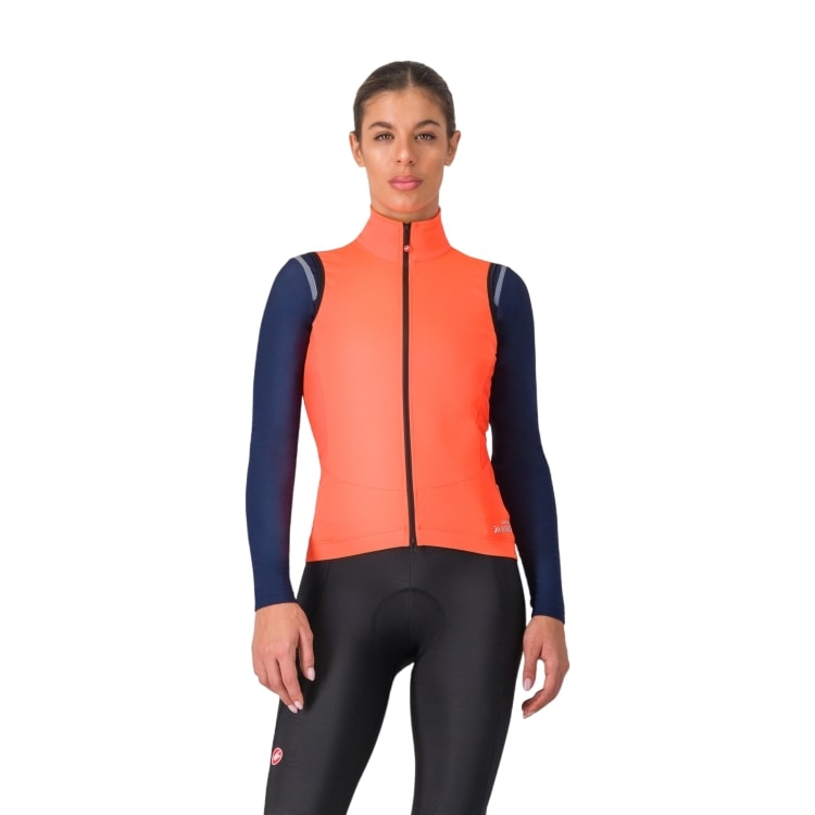 Castelli Perfetto Air w vest brilliant pink dames 4525555-288
