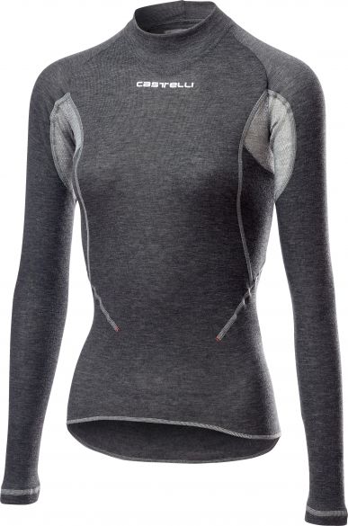 Castelli Flanders 2 W warm ondershirt lange mouw grijs dames 19547-008