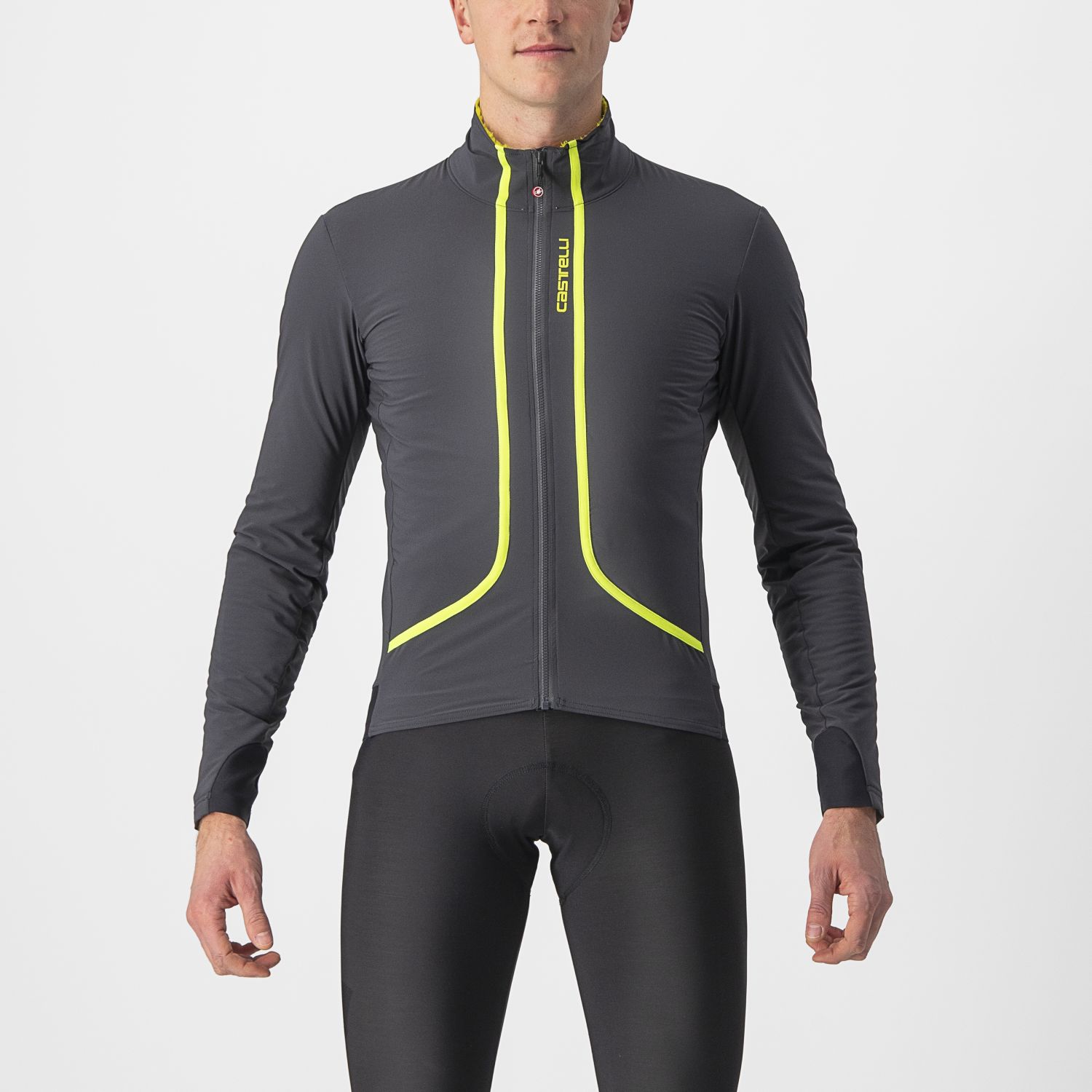 Castelli Flight Air fietsjack grijs heren M