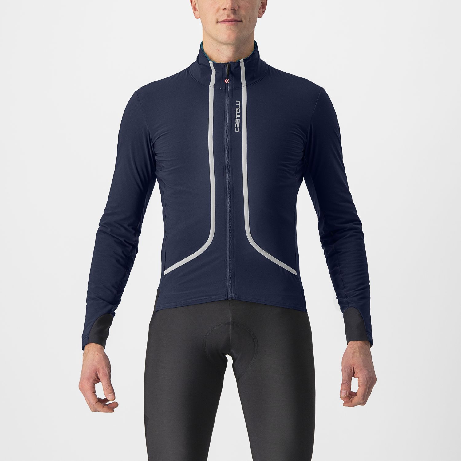 Castelli Flight Air fietsjack blauw heren S