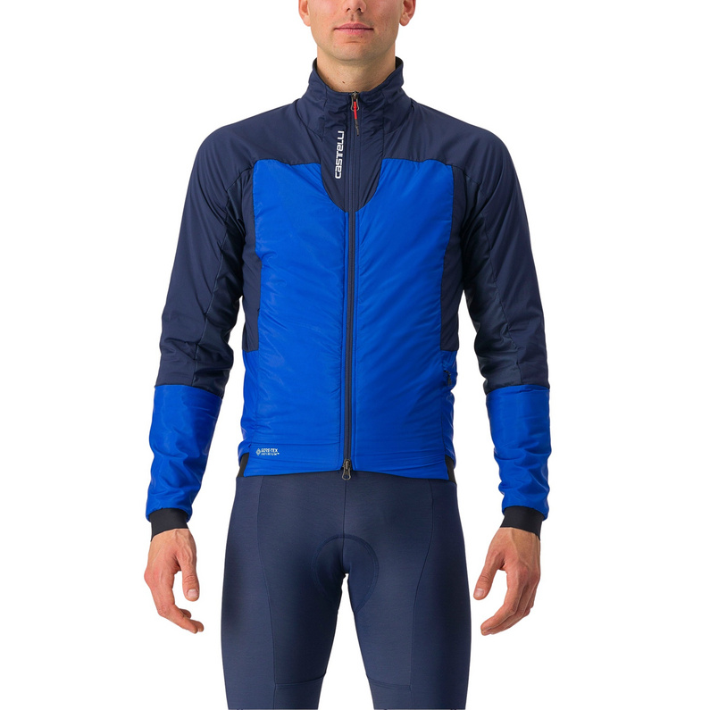 Castelli Fly Thermal lange mouw fietsjack blauw heren XL