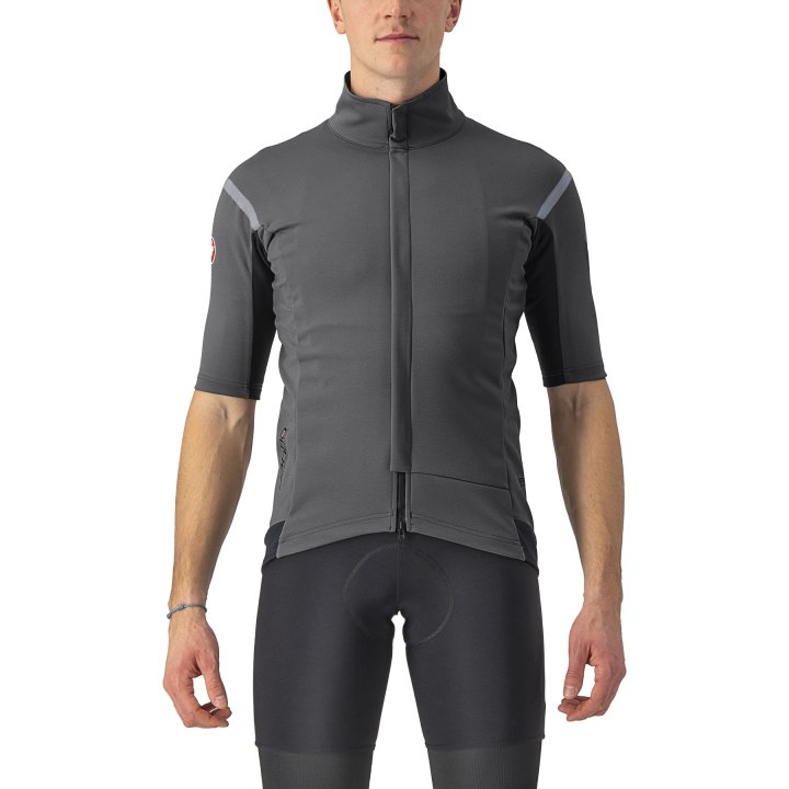 Castelli Gabba RoS 2 korte mouw fietsjack donkergrijs heren XL