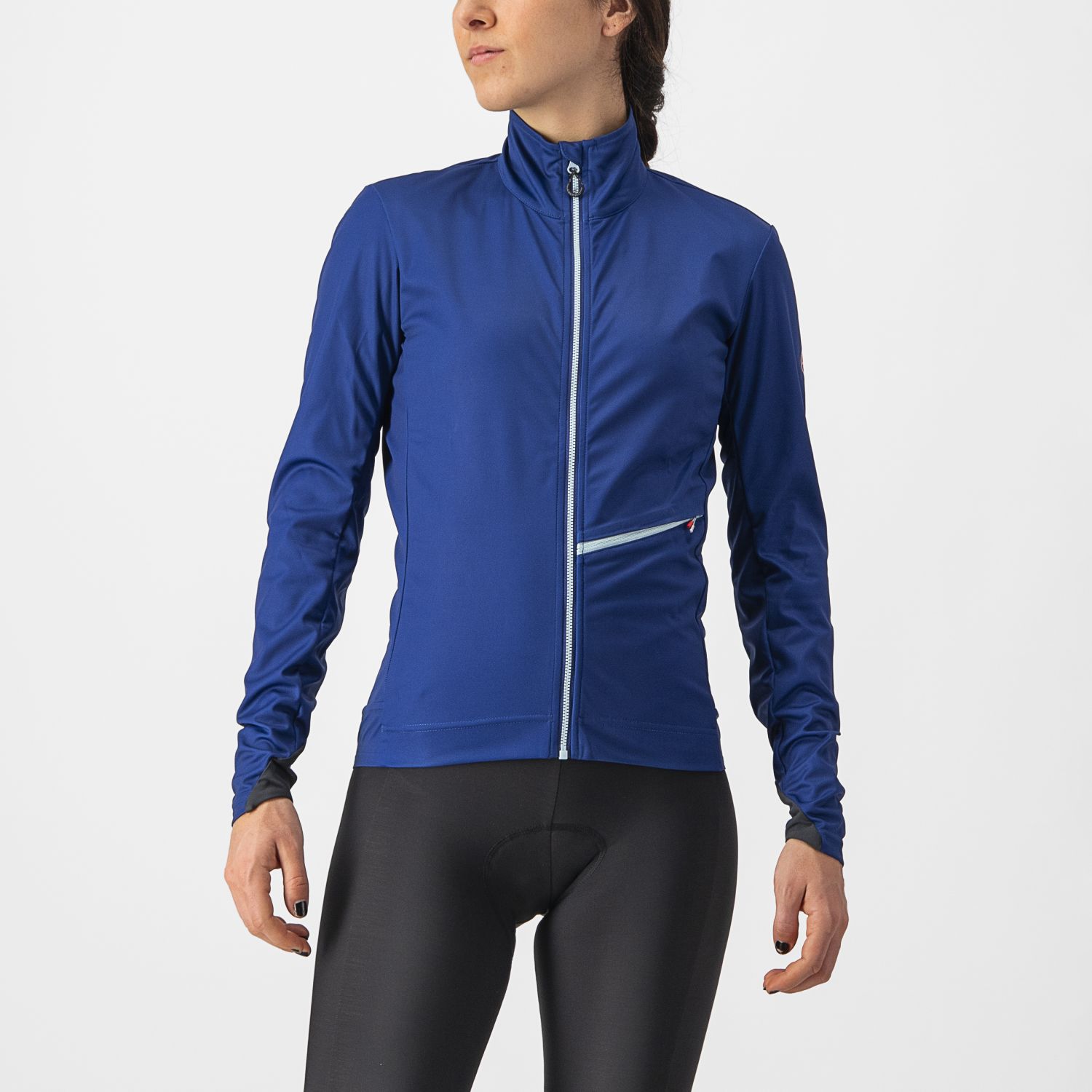 Castelli GO fietsjack fietsjack lange mouw blauw dames XL