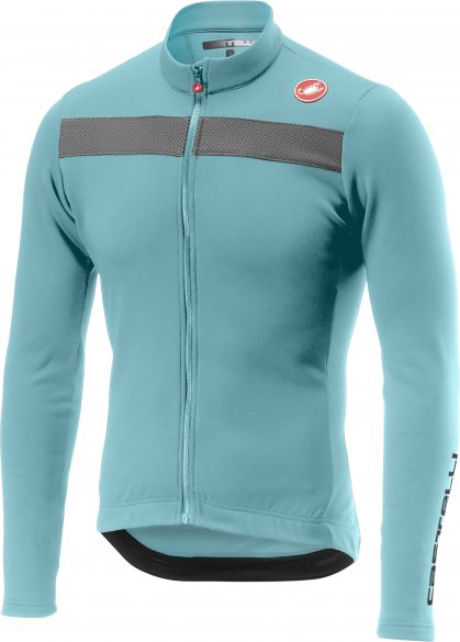 Castelli Puro 3 fietsshirt lange mouw blauw heren 18511-479