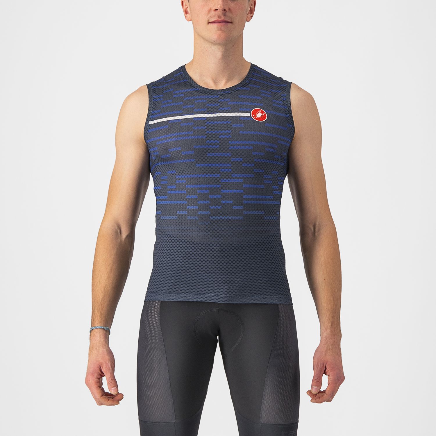 Castelli Insider spinning shirt mouwloos blauw heren XXL