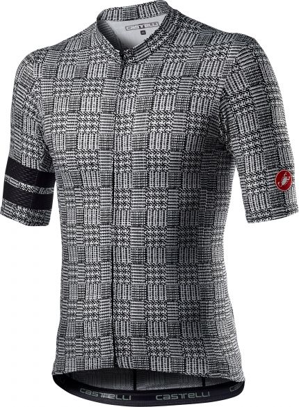 Castelli Maison korte mouw fietsshirt zwart/wit heren 21017-101