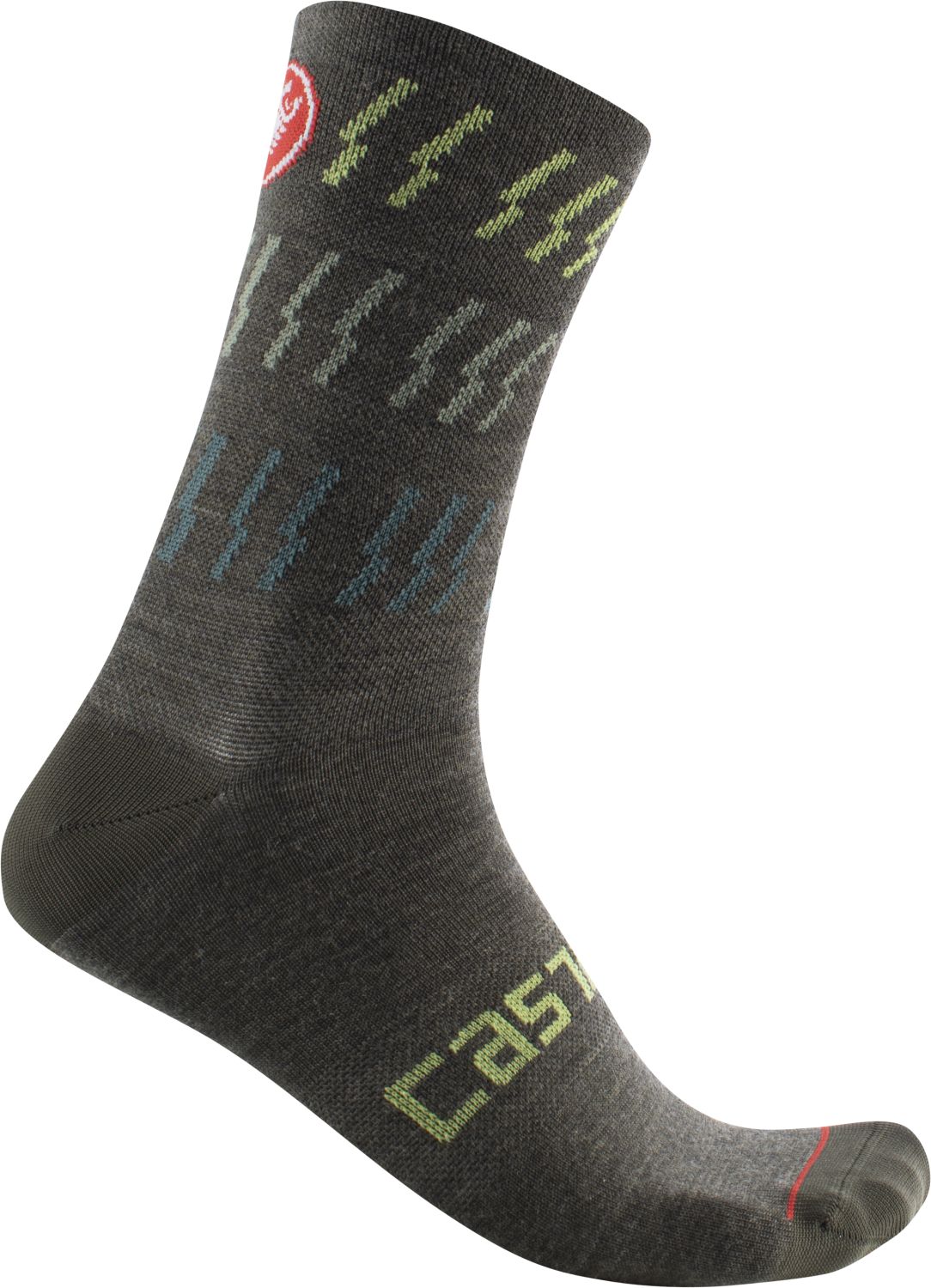 Castelli Mid Winter 18 fietsokken groen heren XXL