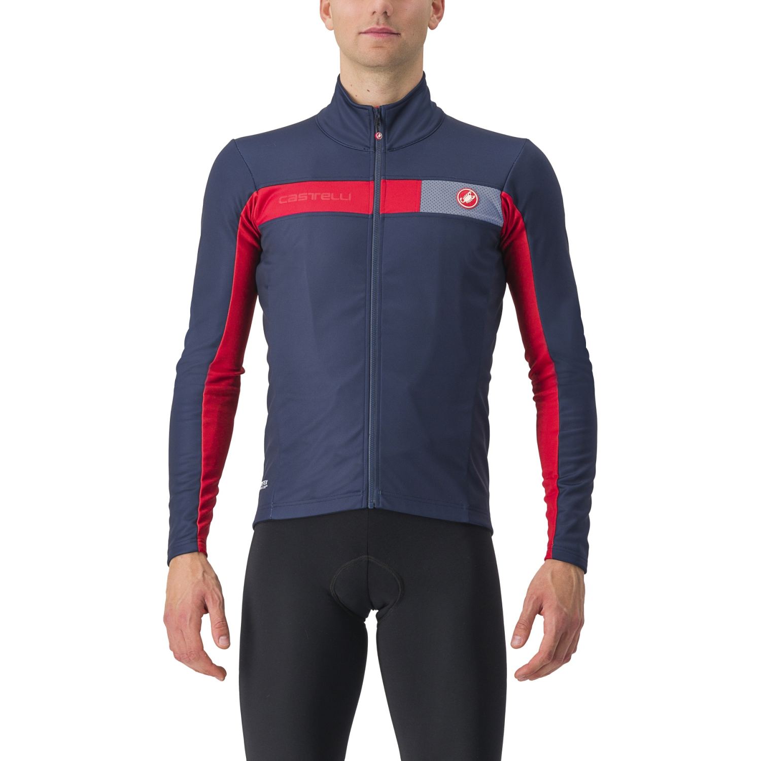 Castelli Mortirolo 6S fietsjack donkerblauw heren M