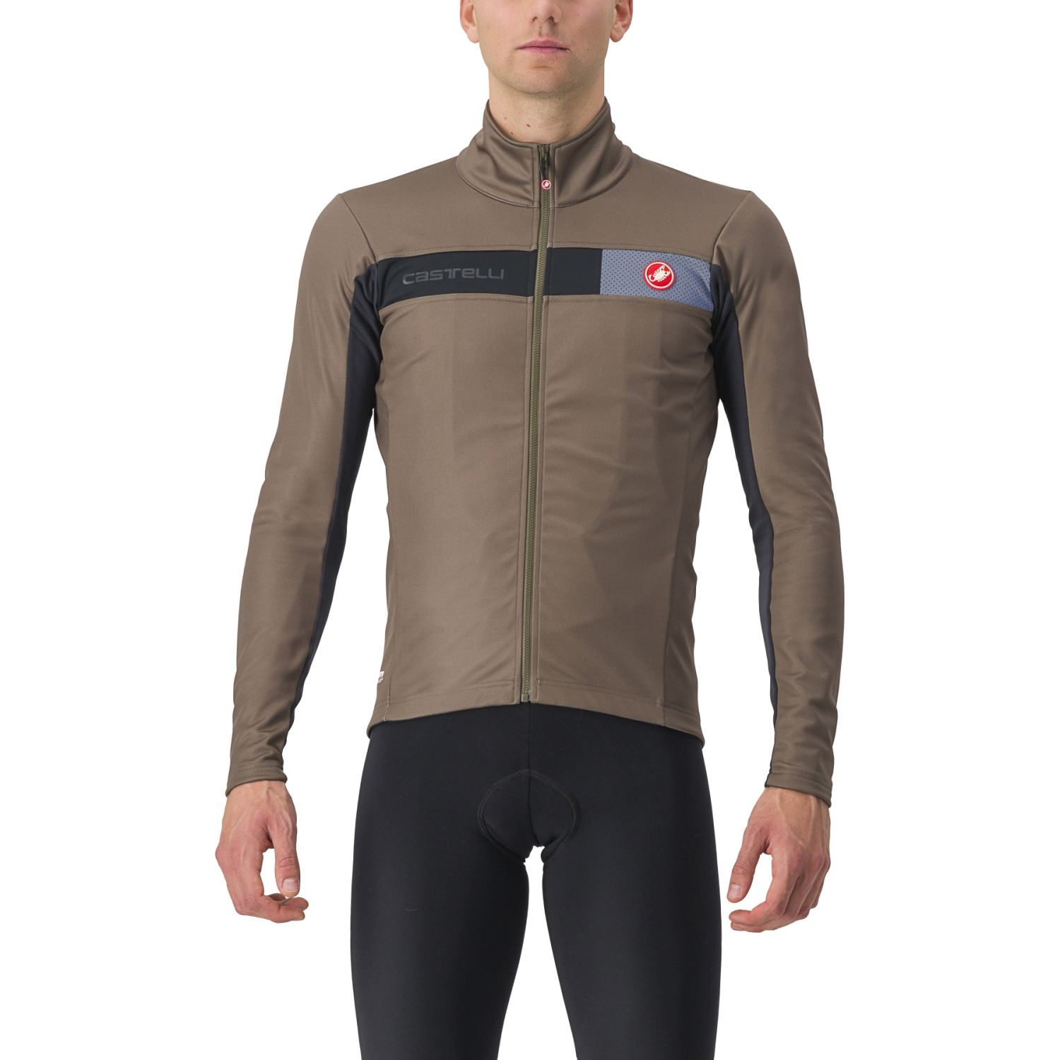 Castelli Mortirolo 6S fietsjack grijs/zwart heren XXL