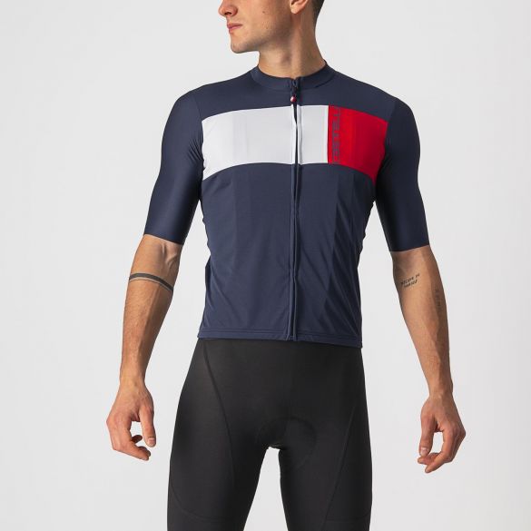 Castelli Prologo 7 fietsshirt korte mouw donkerblauw heren 4522023-414