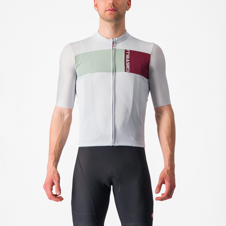 Castelli Prologo 7 fietsshirt korte mouw grijs heren L