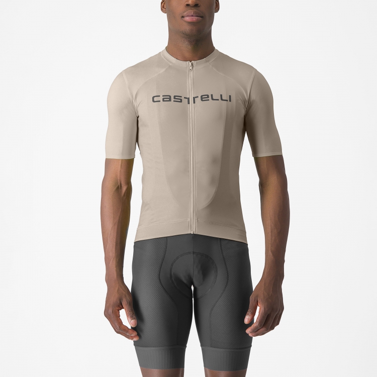 Castelli Prologo Lite fietsshirt korte mouw clay heren