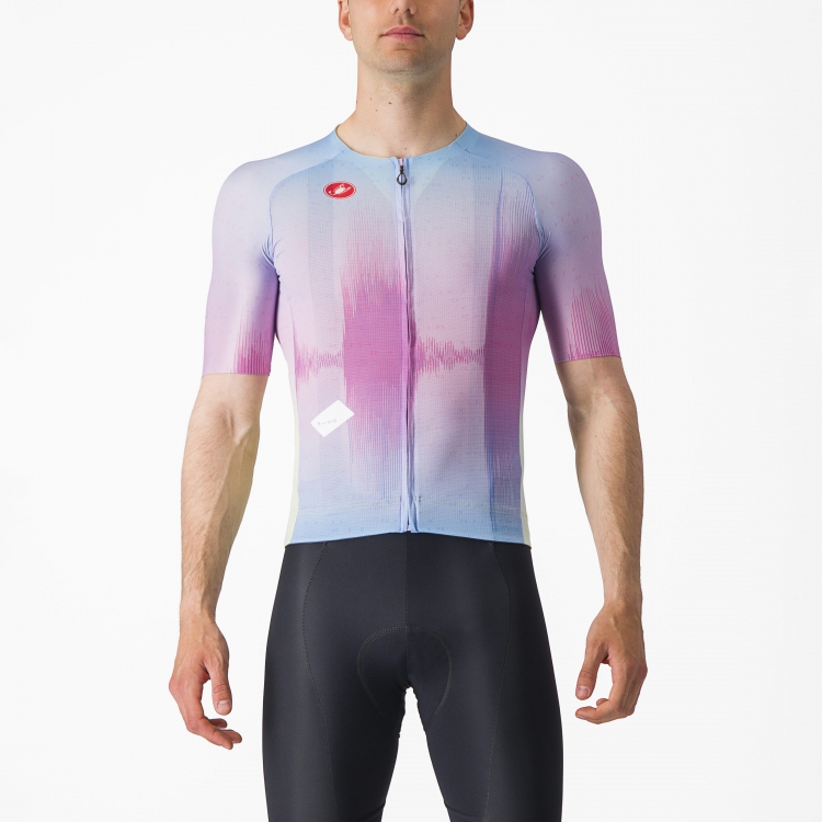 Castelli R-A/D fietsshirt korte mouw roze heren L
