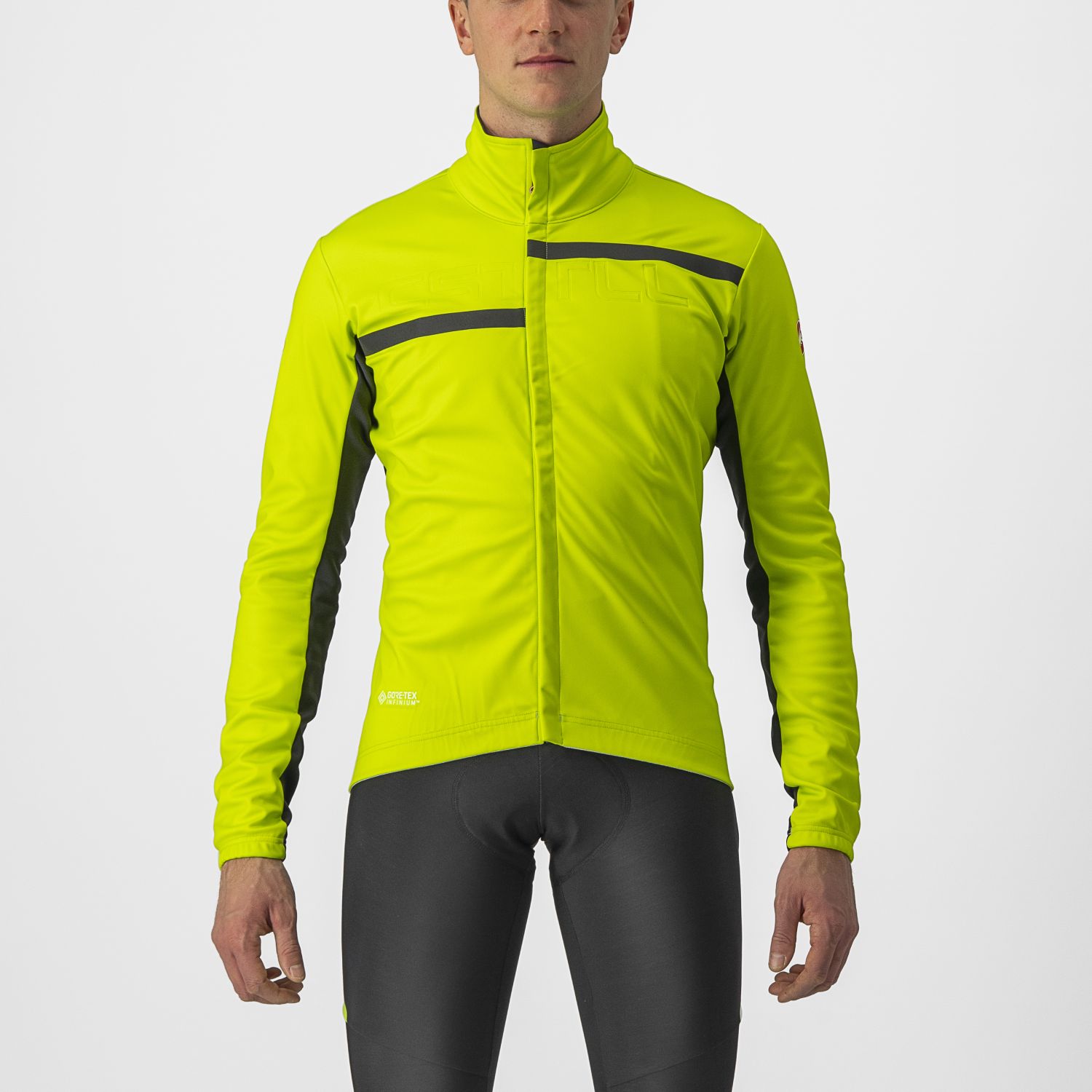 Castelli Transition 2 fietsjack groen/geel heren XL