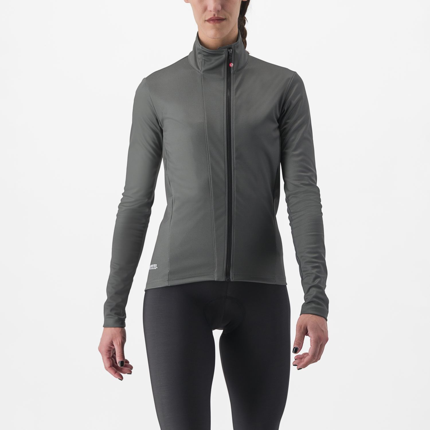 Castelli Transition 2 lange mouw fietsjack grijs dames L
