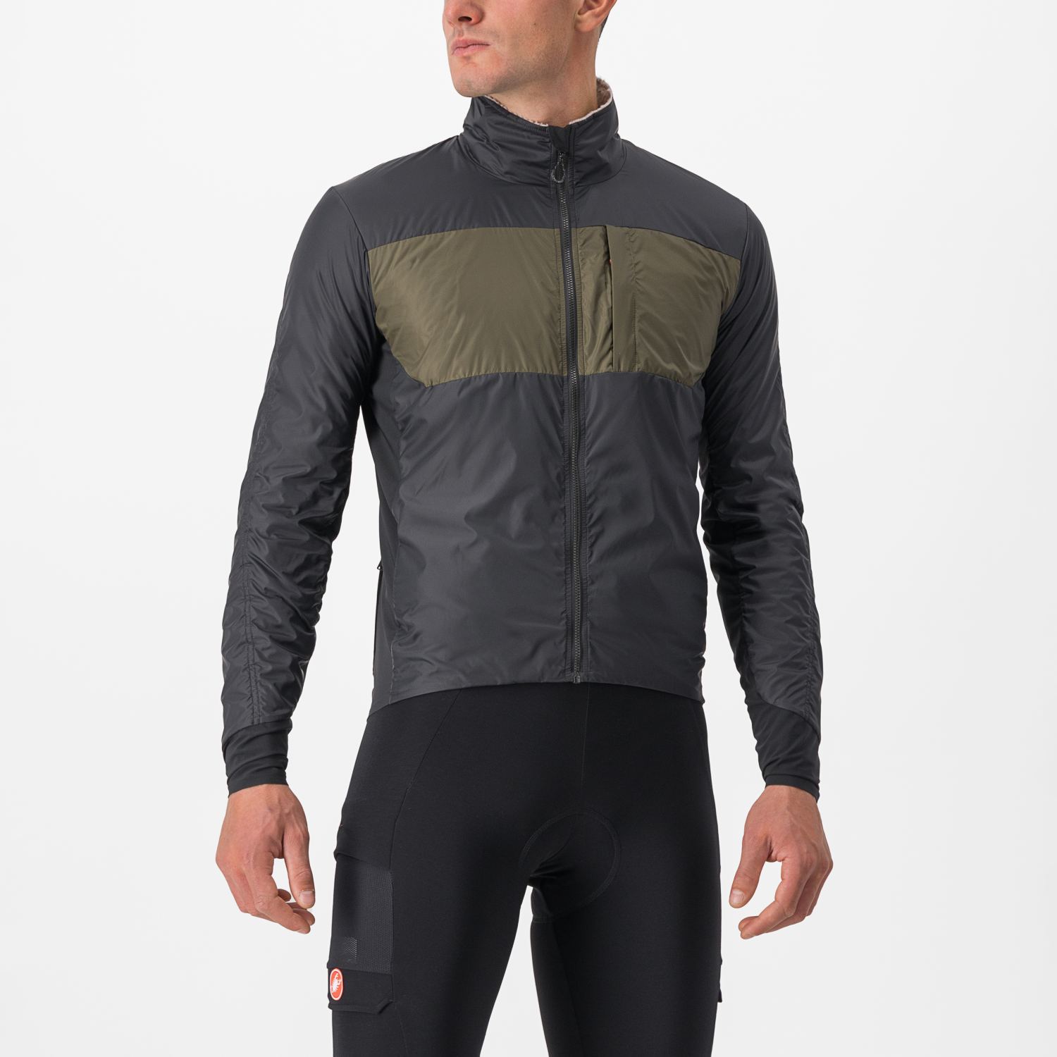 Castelli Unlimited Puffy lange mouw fietsjack zwart heren XXXL