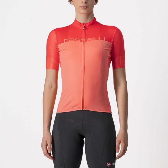 Castelli Velocissima korte mouw fietsshirt roze dames S