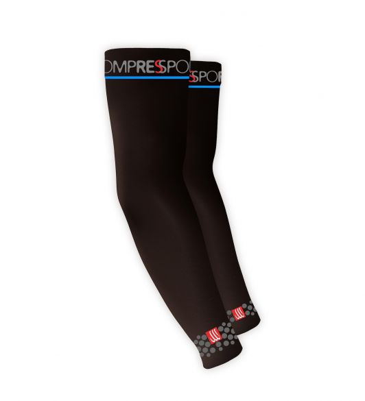 Compressport Armforce compressiemouwen zwart ASAF99