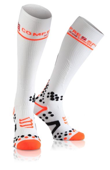 Compressport Fullsocks v2.1 compressiesokken wit FSV211-00
