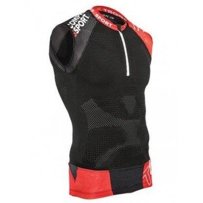 Compressport Trail running shirt v2 tank compressieshirt zwart TSTRV2-TK99