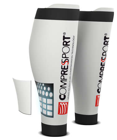 Compressport US v2 compressie tubes wit USV2-00