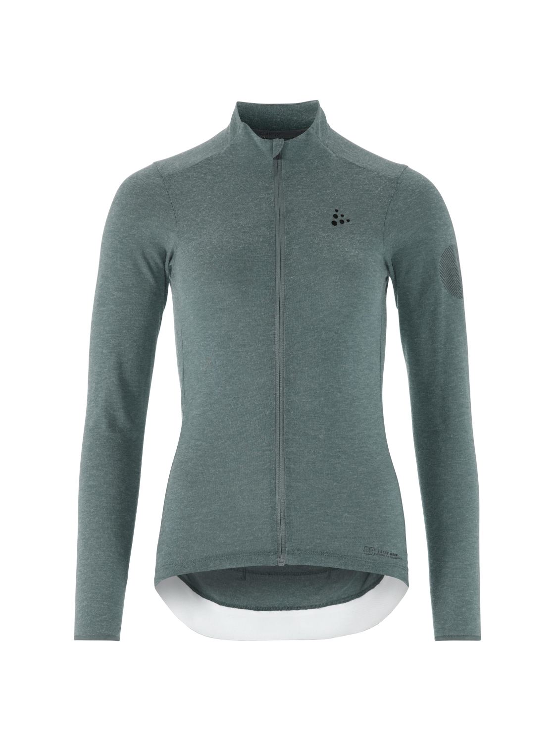 Craft Core Bike Essence Wool Jersey lange mouw blauw dames 1913652-382000