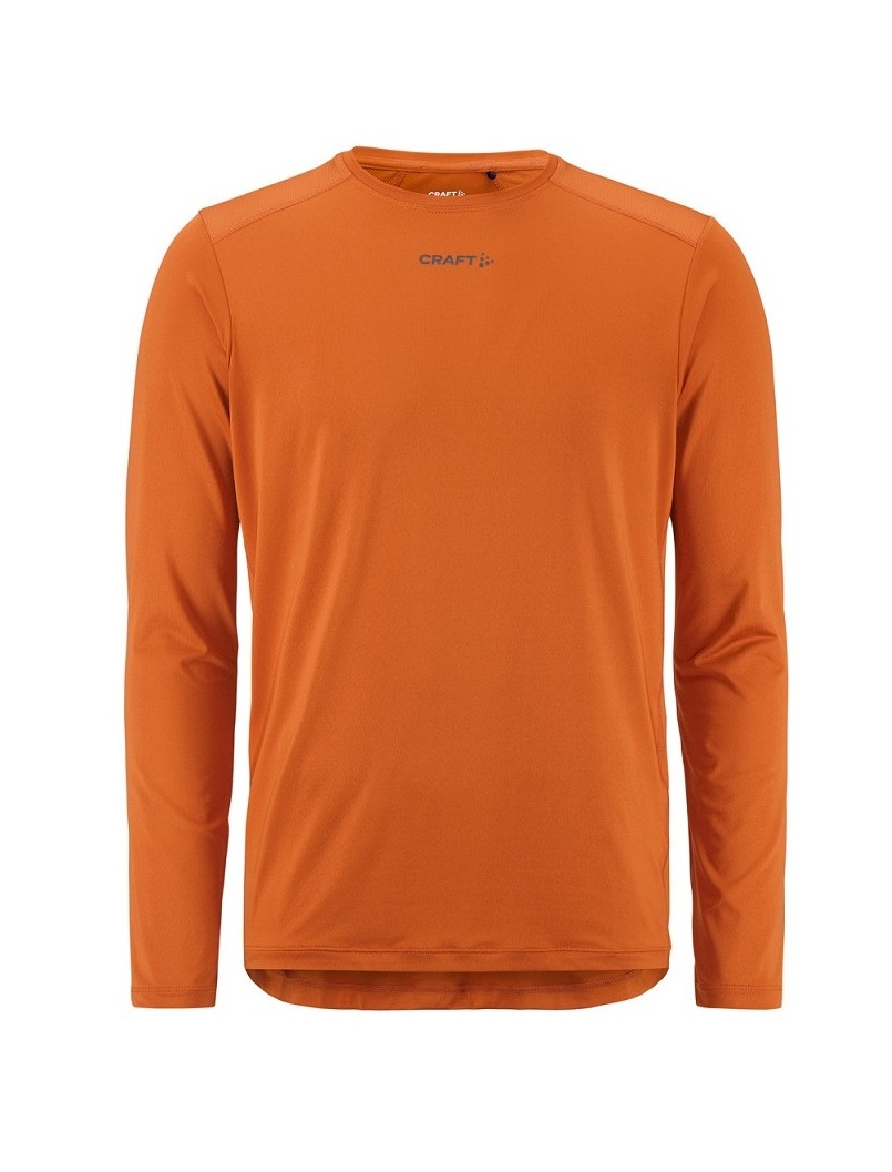 Craft ADV Essence lange mouw hardloopshirt 2 oranje heren 1914793-699000