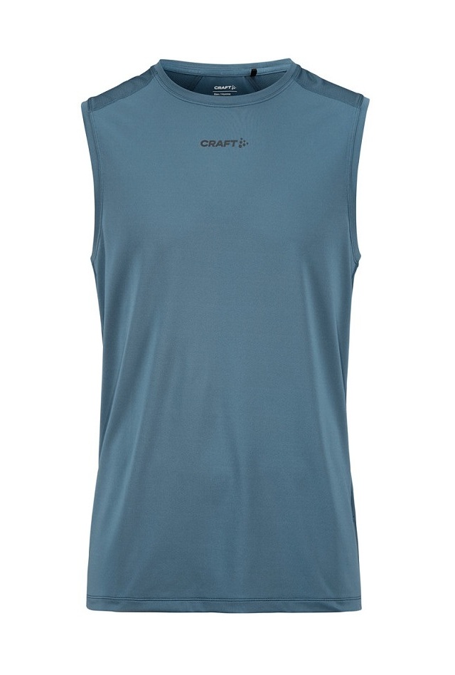 Craft ADV Essence hardloopshirt mouwloos 2 blauw heren 1914794-376000