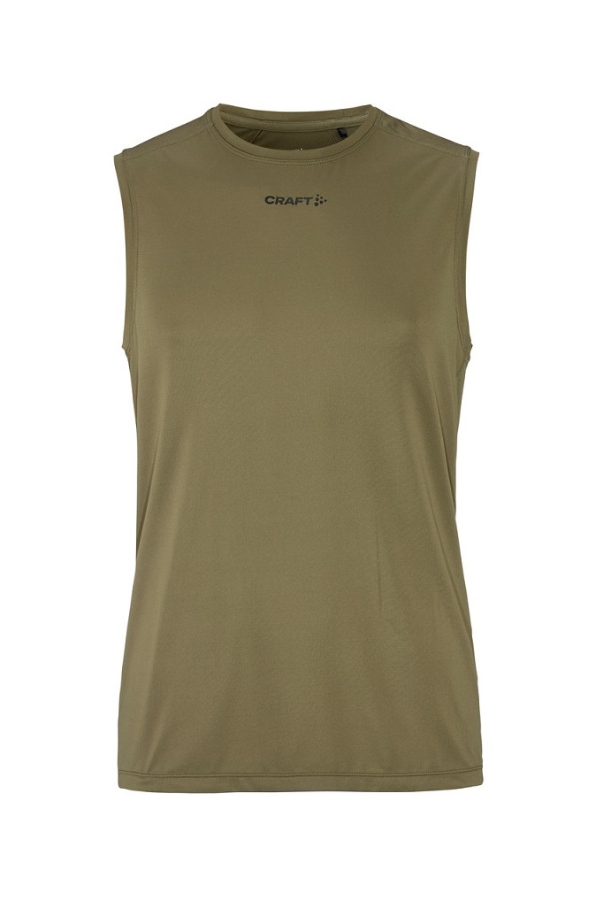 Craft ADV Essence hardloopshirt mouwloos 2 groen heren 1914794-664000