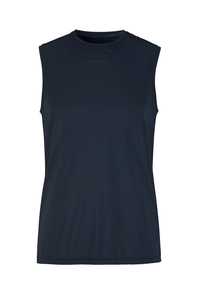 Craft ADV Essence hardloopshirt mouwloos 2 donkerblauw heren 1914794-396000