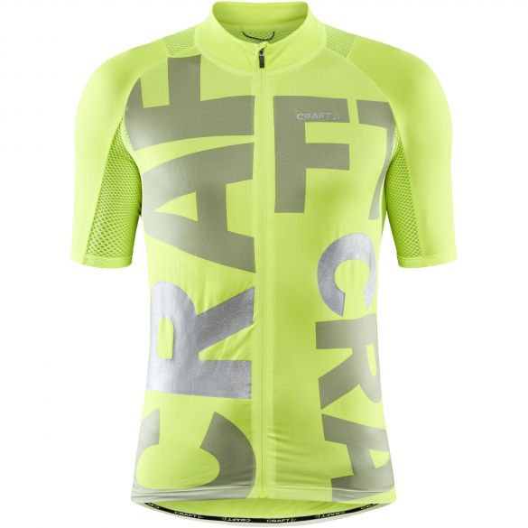 Craft Advanced Endurance Lumen fietsshirt SS geel heren 1910522-851000