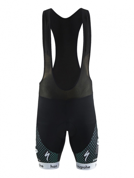 Craft Bora Hansgrohe Replica Bibshort zwart/groen heren 1906109-9999