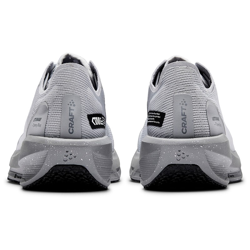 Craft CTM Ultra Carbon Race Rebel hardloopschoenen ash silver heren