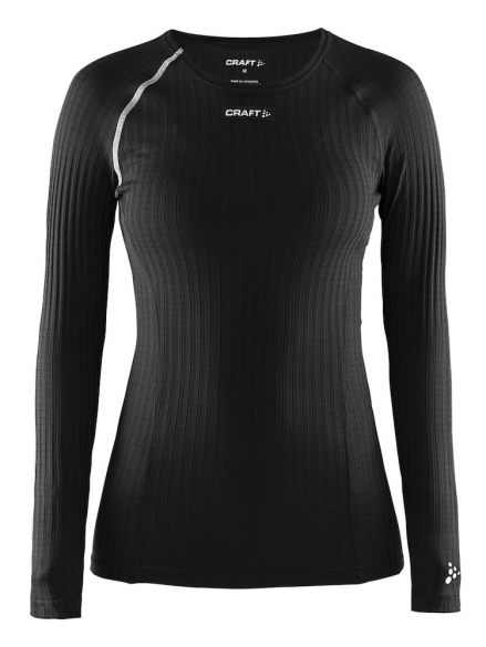 Craft Extreme Roudneck lange mouw ondershirt zwart dames 1903409-9920