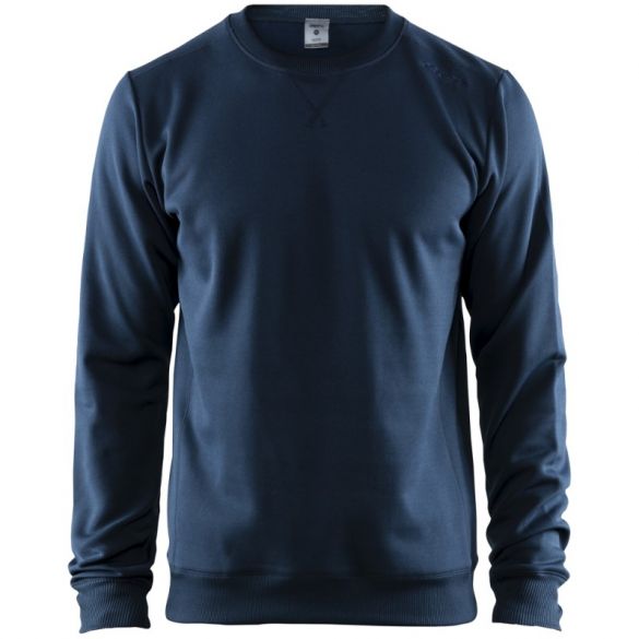 Craft Leisure vrijetijdssweater crewneck blauw heren 1907564-395000