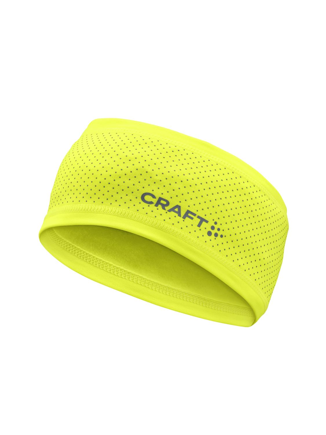 Craft Lumen Fleece 2 hoofdband geel unisex 1916577-851000
