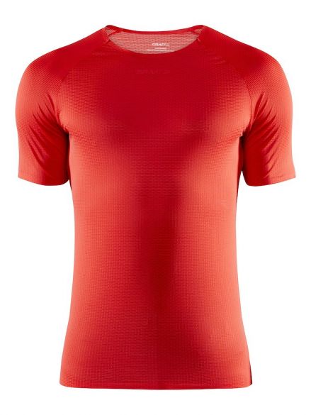 Craft Pro Dry Nanoweight korte mouw ondershirt rood heren 1908851-430000