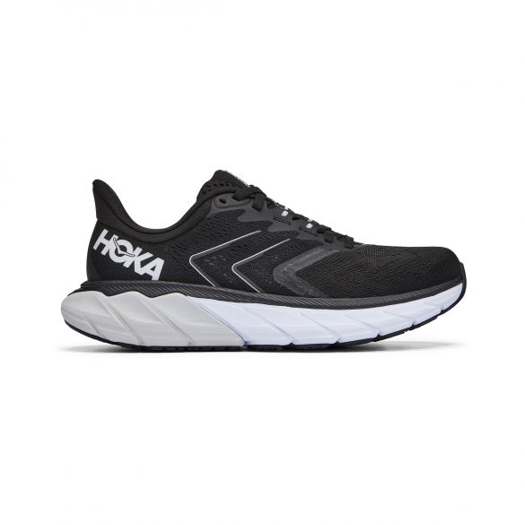 Hoka One One Arahi 5 hardloopschoenen zwart/wit dames 1115012-BWHT