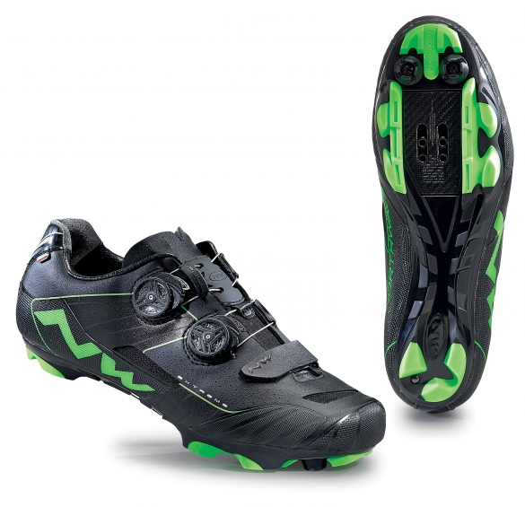 Northwave Extreme XCM MTB mountainbikeschoen zwart/groen-fluo heren 80162021-02