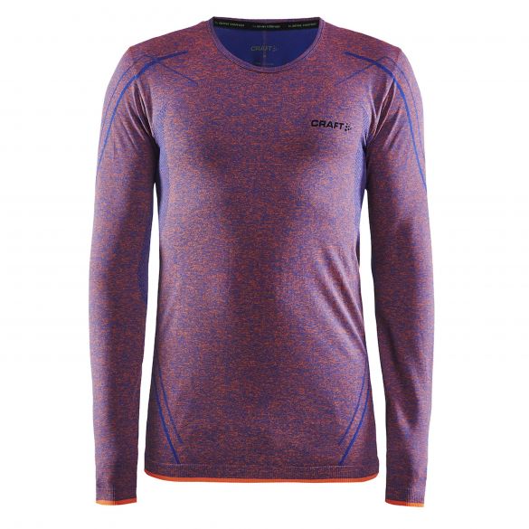 Craft Active Comfort lange mouw ondershirt paars/soul heren 1903716-2386