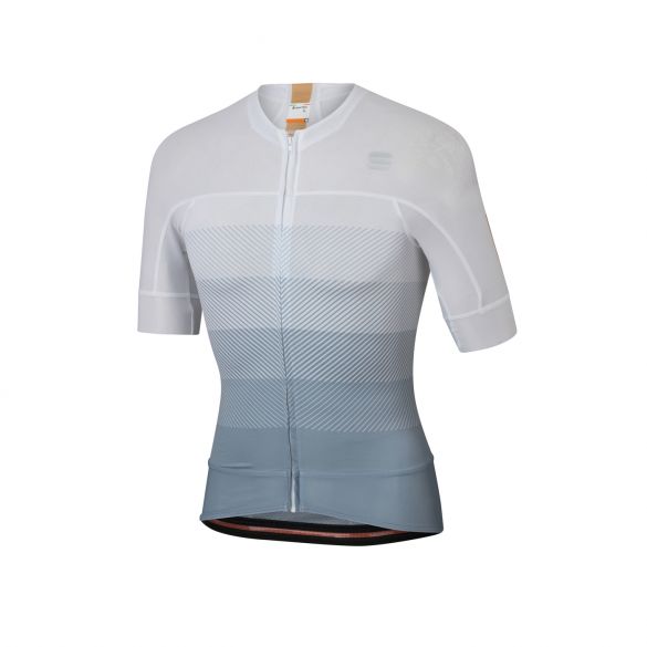 Sportful Bodyfit pro evo fietsshirt korte mouwen wit/grijs heren 1120003-101