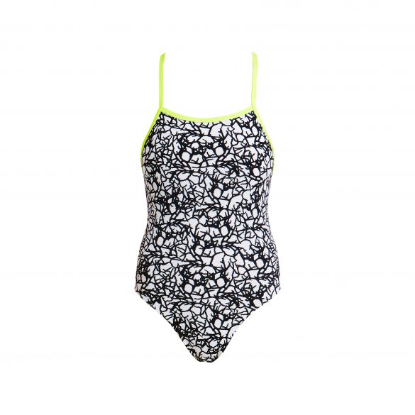 Funkita Bleached coral tie me tight badpak dames FKS001L01966