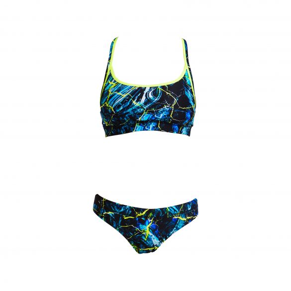 Funkita Midnight marble Sports bikini set dames FS02L01986+FS03L01986