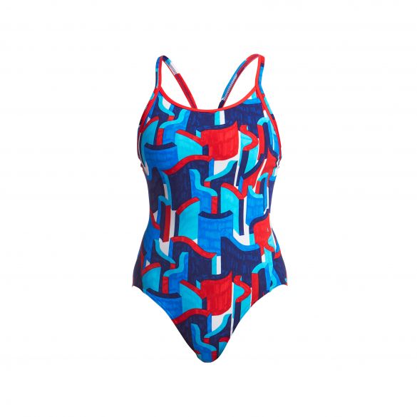 Funkita Block rock diamond back badpak dames FS11L02305
