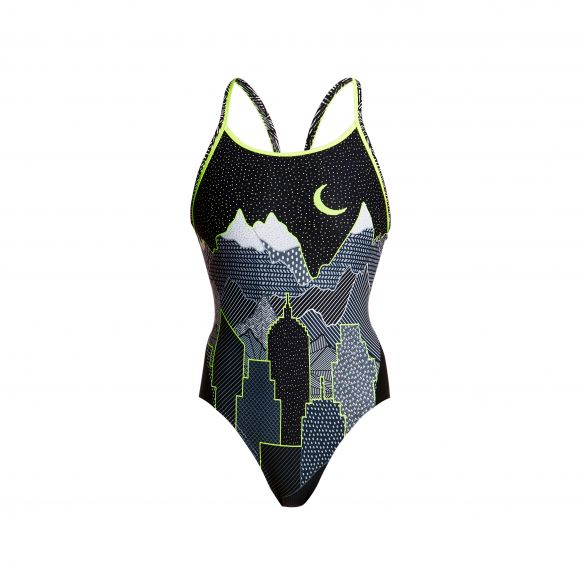 Funkita Moonlighting diamond back badpak dames FS11L02197