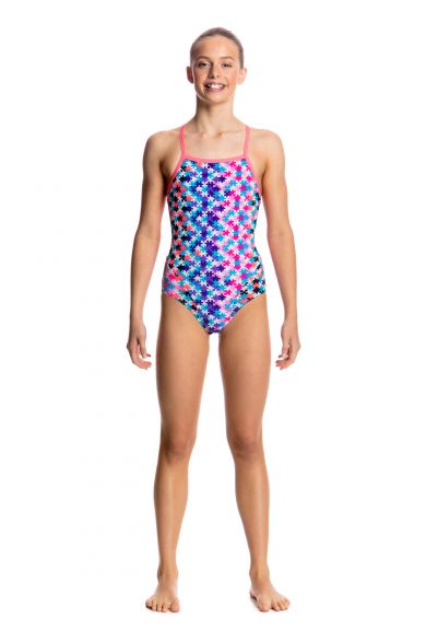 Funkita Party pieces cross back badpak meisjes FS34G01734