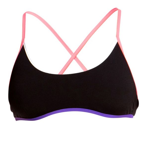Funkita Pink shadow Tie Down bikinitop dames FS39L01758