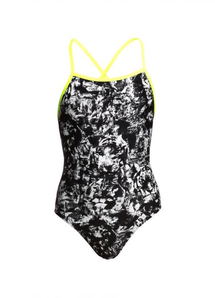 Funkita Midnight assassin strapped in badpak meisjes FS38G01677