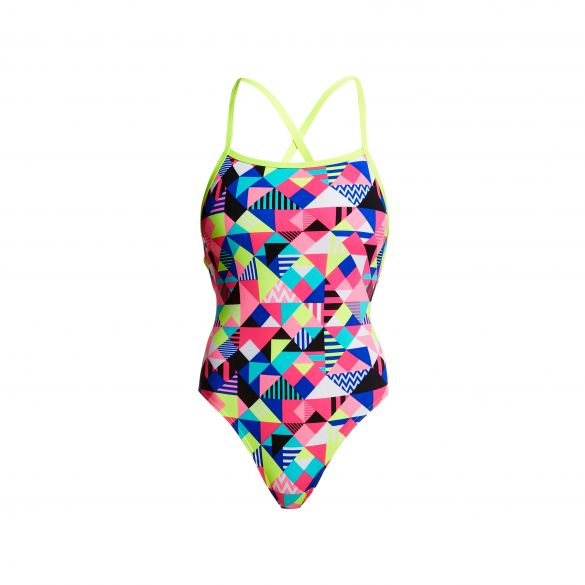 Funkita Purple patch strapped in badpak dames FS38L02213
